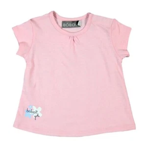 Bóboli Girls Baby T-Shirt Pink Size 62 68 74 80 86 92 - Picture 1 of 21