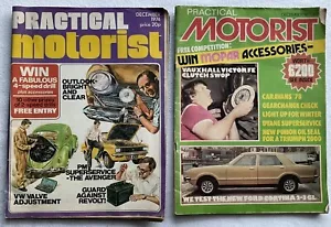 2x Collectable Vintage “Practical Motorist” Magazines 1974 & 1977 - Imagen 1 de 24