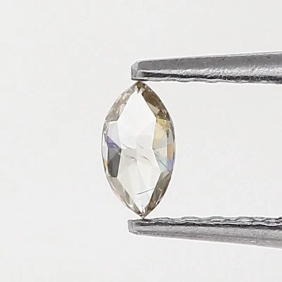 Natural Loose Diamond 0.08tcw Yellow Marquise Diamond Rosecut Diamond - Image 1 of 4