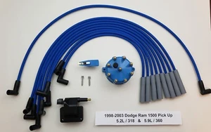 KIT DE PUESTA A PUNTO DE ENCENDIDO DODGE RAM 1500 AZUL + ACTUALIZACIÓN POWERBOOST 45K HP Y TORQUE - Imagen 1 de 9