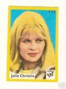 Julie Christie Vintage Movie Film Matchbox Label Filmstar - Bild 1 von 1