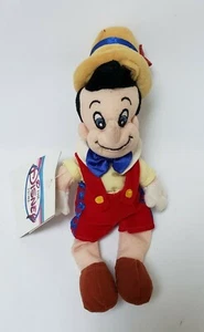 Vintage Disney Mini Sitzsack Pinocchio 8" Walt Disney Hang Tag Mehrfarbig - Bild 1 von 5