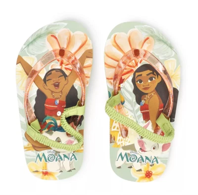 Sandalias de playa MOANA & PUA DISNEY Chanclas Tangas Nuevas con etiquetas Talla para niños pequeños 7-8 o 9-10 Foto 1 de 3