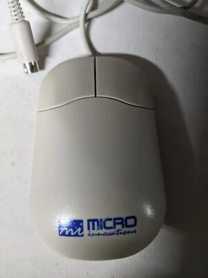 Vintage Mi Wired PS/2 ball Computer Mouse Micro Innovations - Image 1 of 3