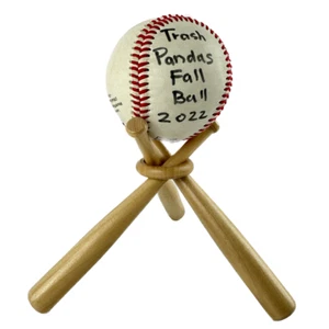 Baseball Wood Stand Baseball Stand Holder Wooden Base Ball Stand Display Holder - Picture 1 of 3