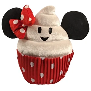 Disney Parks Minnie Mouse Cupcake Emoji Food Series 9" Peluche Juguete Niños - Imagen 1 de 12