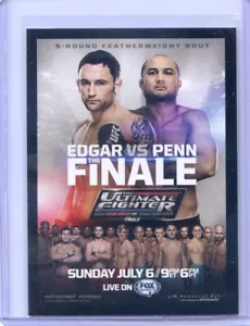 2015 Topps UFC Poster Insert #TUF 19 Frankie Edgar BJ Penn - Picture 1 of 3