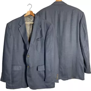 Oscar de la Renta Silk Wool Plaid Sport Coat Dinner Jacket Blazer Men's 44R Gray - Picture 1 of 14