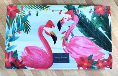 Tommy Bahama Tropical Christmas Flamingo Large Serving Platter Tray 17” Melamine - Image 1 of 4