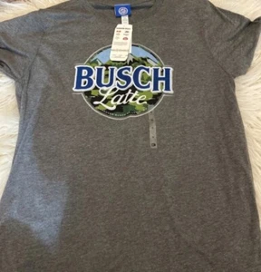 Medium Busch Latte tshirt grey New with tags - Picture 1 of 3