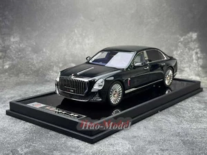 MH 1:18 Hongqi Guoya resin seal Diecast Model Car Display Collection Toys Black - Picture 1 of 9