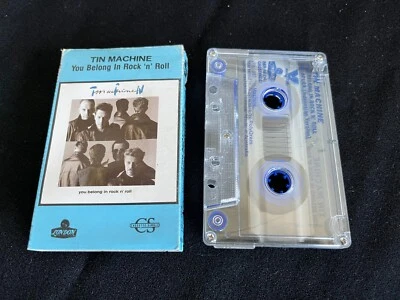 TIN MACHINE YOU BELONG IN ROCK N ROLL DAVID BOWIE RARE 1991 OZ CASSETTE SINGLE - Image 1 of 3