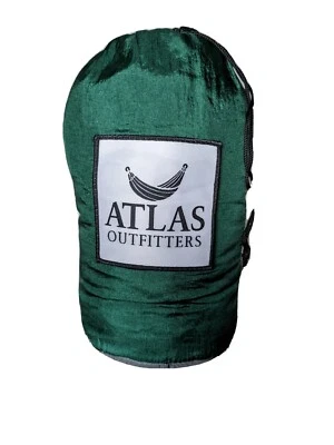 XL Hiking Hammock with attached storage pouch, straps, and carabiners - Image 1 of 3