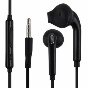 Genuine Samsung Galaxy S6/S7 Edge In-Ear Stylish Headphones Black Jewel Case - Zdjęcie 1 z 5