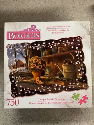 Borders Winter's Sun 750 Piece Puzzle Decorative Border Cut New Sealed - Image 1 of 2