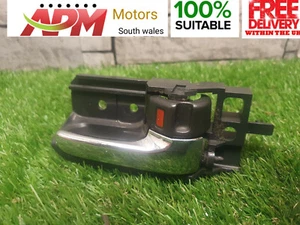 Toyota Avensis 2004 - 2005 conductor manija de puerta interior delantera tirón abierto y botón de bloqueo - Imagen 1 de 9