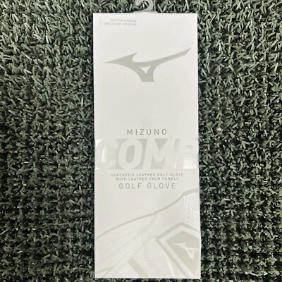 Guantes de golf Mizuno Comp para hombre X-grandes blancos/negros para mano izquierda (#99) Foto 1 de 2