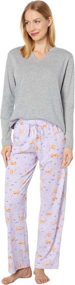 Pijama Karen Neuburger para mujer pequeño tejido de algodón nuevo con etiquetas - Elige el color Foto 1 de 1