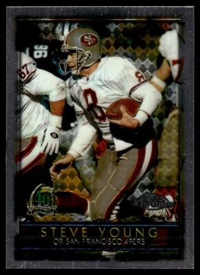 1996 Topps Chrome Steve Young 49ers #130 *Noles2148* - Image 1 of 2