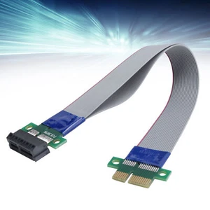PCI‑E Extension Cable 1X Riser Card Extender Double‑Speed Male‑to‑Female Adapter - Afbeelding 1 van 12