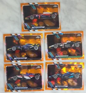 2021 F1 Topps Chrome Sapphire 5 Card LOT ORANGE /25 - F2 Cars Formula 1 - Picture 1 of 2