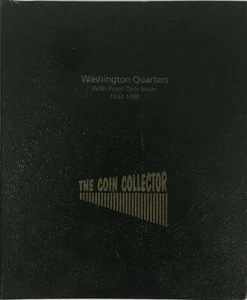Coin Collector Album For US Washington Quarters High Quality NO PVC 8 Pages - Picture 1 of 9