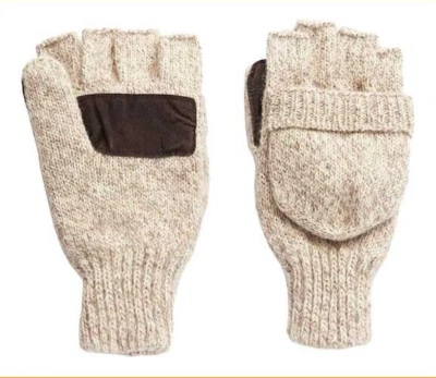 Igloos Ragg Wool Mitten Pop-Top – Oatmeal, Insulated, One Size NWT - Image 1 of 2