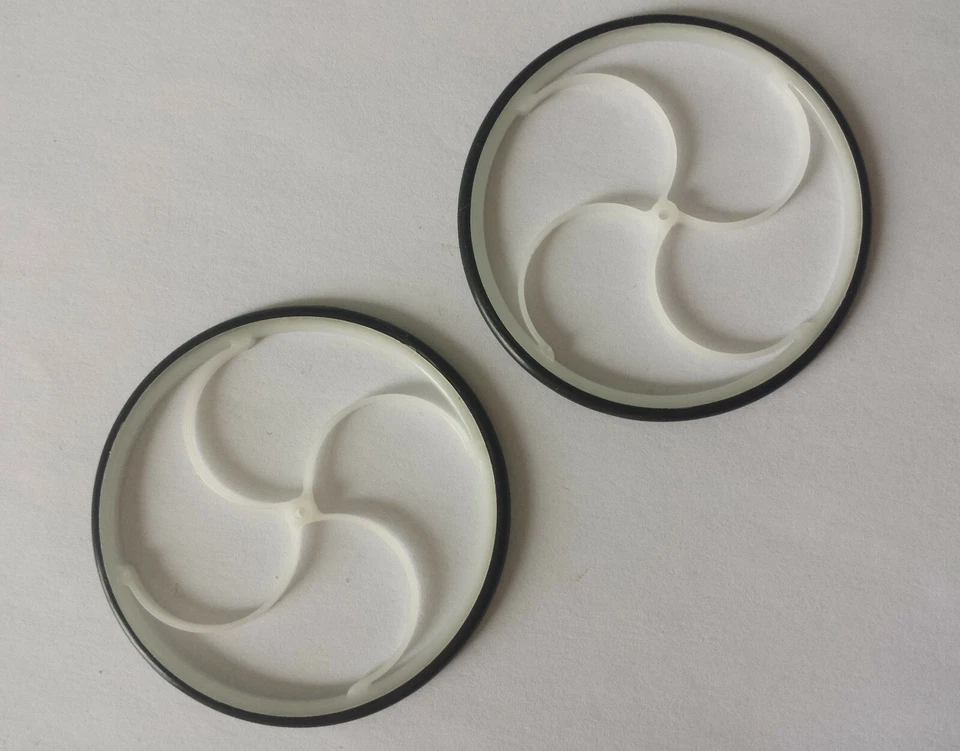 Super leichte Slowfly Räder ø48mm, ultraleichte 1,2g mit Gummireifen Achse: ø1 - Bild 1 von 3