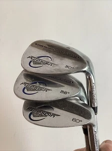 Pure Spin Wedge Set GW-50*, SW-56*, LW-6* With Steel Shafts - Picture 1 of 8
