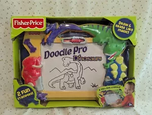 Raro Fisher-Price Doodle Pro Dinosaurio Versión 2006 Jurassic T-Rex Triceratops - Imagen 1 de 3