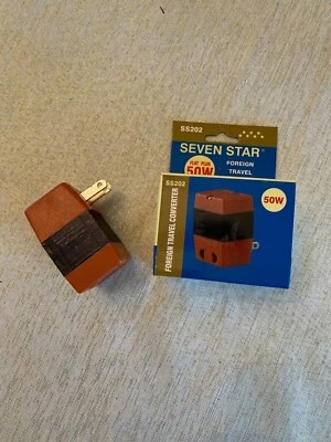 50W AC 110V/120V to 220V/240V  Voltage Transformer Power Converter Adap - Image 1 of 4