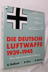 WWII GERMAN LUFTWAFFE HISTORY BOOK SIGNED ADOLPH GALLAND FIGHTER ACE - Picture 1 of 12