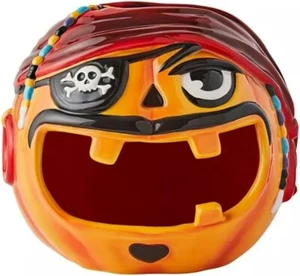 Cuenco de caramelo de calabaza pirata de Halloween de cerámica Member's Mark - Imagen 1 de 5