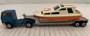 1980 Matchbox Twinpack TP-26 Transporter and Boat No Box - Picture 1 of 6