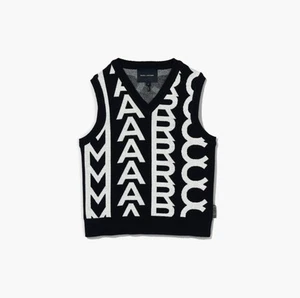 Marc Jacobs The Monogram Knit Vest Size L - Picture 1 of 5