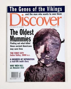 1998 Dec DISCOVER American Mummies INDUS VALLEY CIVILIZATION Icelandic Genomics - Picture 1 of 5