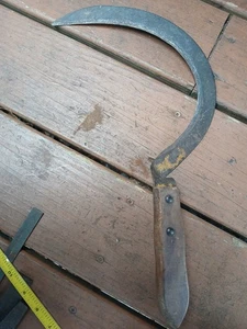 Antike Bauernhof rustikale Handsichel Dekoration und sprechendes Stück Landhaus - Bild 1 von 6