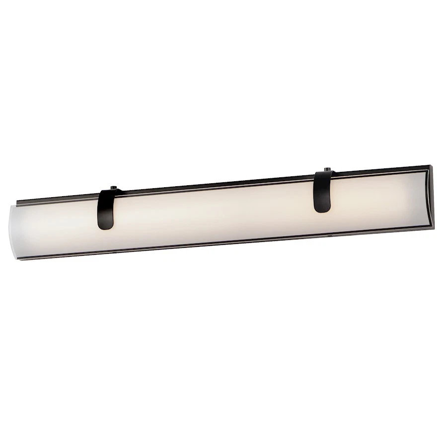 ET2 Iluminación Embrague 30" LED 2 Luces Tocador de Baño, Negro - E25135-92BK Foto 1 de 1