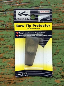 Saunders Recurvebogen Spitzenschutz 0408 - Polyurethan, schwarz, hergestellt in den USA - Bild 1 von 2