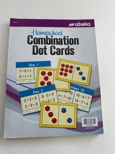 Abeka Combination Dot Cards K5-2 Homeschool Learning - Bild 1 von 6