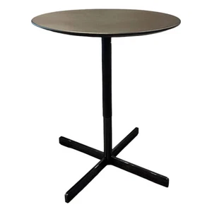 Poltrona Frau Beistelltisch Bob Platte Leder SC 80-Bruno Havana Caffe  - Bild 1 von 5