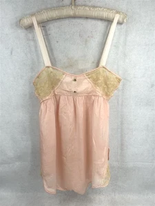 antik 1920 Slip/Höschen Dessous Step in Seide Spitze Büste 30 rosa weiß original  - Bild 1 von 9