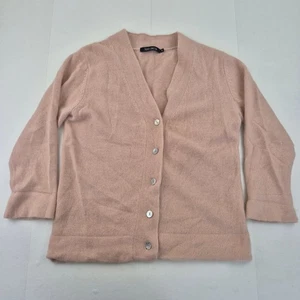 Cárdigan FRENCH CONNECTION Rosa Medio Mujer Corderos Lana Angora Mezcla Relajado - Imagen 1 de 4