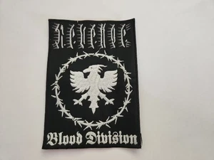 REVENGE BLACK/DEATH METAL EMBROIDERED PATCH - Picture 1 of 1