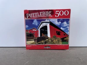 Bridgeton Bridge & Mill--Parke County Indiana 500 Piece Puzzle-CraZArt Puzzlebug - Picture 1 of 1