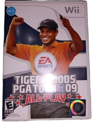Tiger Woods PGA Tour 09: All-Play (Nintendo Wii, 2008) CIB TESTED Fast Shipping  - Image 1 of 4