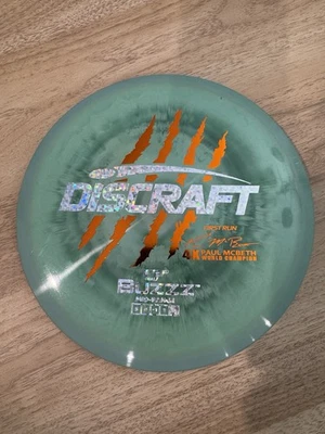 Discraft 4X Claw Paul McBeth Swirly ESP Buzzz - Image 1 of 3