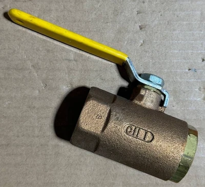 APOLLO 1" MANUAL 2 WAY 600 WOG BRONZE BALL VALVE - Image 1 of 4