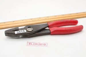 Snap On 47ACP 7-1/2" Red Comfort Soft Grip Slip Joint Pliers USA - Picture 1 of 11