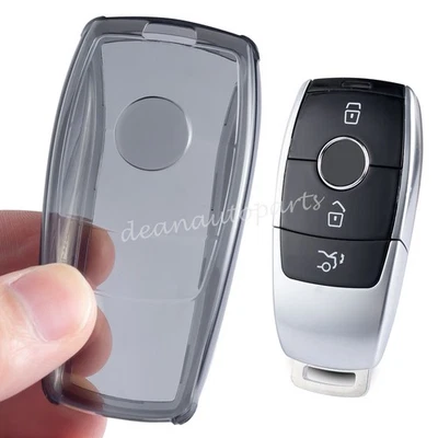 Soft TPU Car Key Cover Case For 2020-2025 Mercedes B G CLA CLS GLA GLB GLE Class - Image 1 of 4
